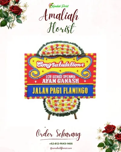 Bunga Papan Congratulation di Jemasih